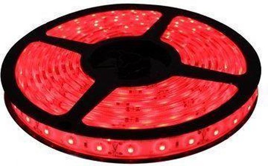 LED strip Rood 3528 + adapter