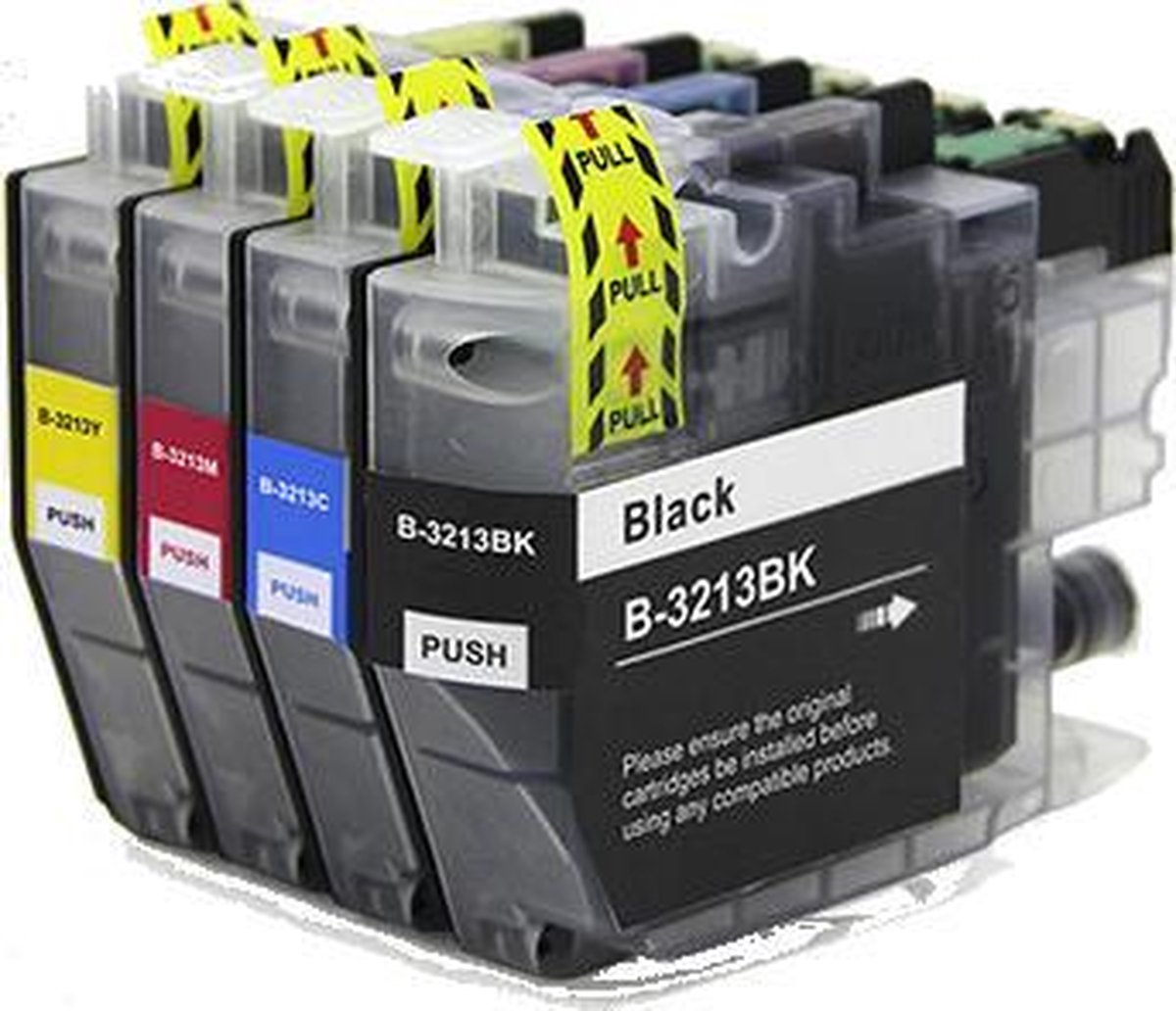 MediaHolland Huismerk LC3213 XL Set compatible inktpatronen 4 stuks. geschikt voor MFC-J491DW, MFC-J497DW, J770, J772DW, J774DW, J890DW, J890, J895DW, J572DW
