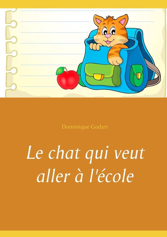 Le chat qui veut aller à l'école - cover