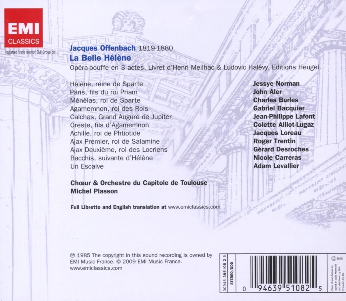 La Belle Helene J Offenbach Cd Album Muziek 