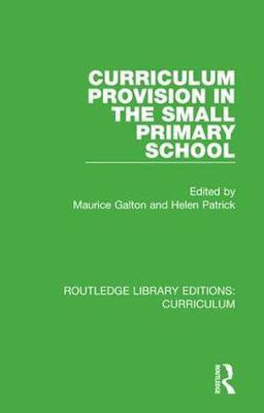 Routledge Library Editions: Curriculum- Curriculum Provision ... - cover