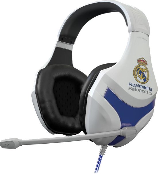 Mars Gaming Real Madrid Headset Bedraad Hoofdband Gamen Zwart, Blauw, Wit |  bol.com