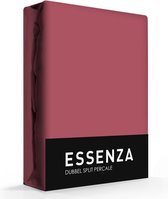 Essenza Premium Percal split hoeslaken 180x200 Mauve