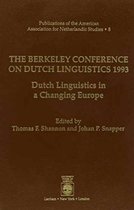 The Berkeley Conference on Dutch Linguistics- 1993