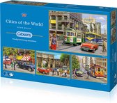 Cities of the World Puzzels (4 x 500 stukjes)