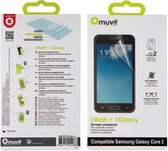 Muvit duo screen protector (1 mat + 1 glossy)  voor Samsung G355 Galaxy Core 2