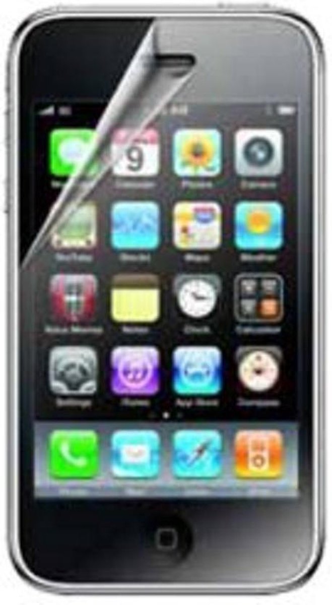 XQISIT Screen Protector 3pc voor iPhone 4/4s clear