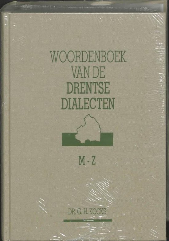 Cover van het boek 'Woordenboek van de Drentse Dialecten / 2 M-Z / druk 1' van  Kocks