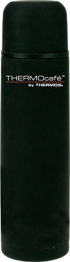 THERMOS Roestvrijstalen King thermosfles, roestvrij staal zwart 1,2 l