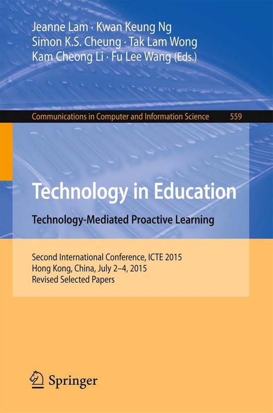 Springer Nature Proceedings Computer Science - Technology in ... - cover