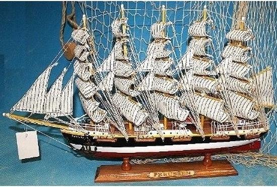 Accommodatie Labe Sui Decoratie houten model Preussen 5 masten 50 cm - Schaalmodel schepen -  Maritieme... | bol.com