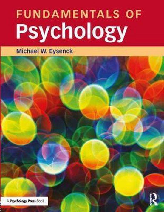 Fundamentals Of Psychology | 9781841693729 | Michael Eysenck | Boeken | bol
