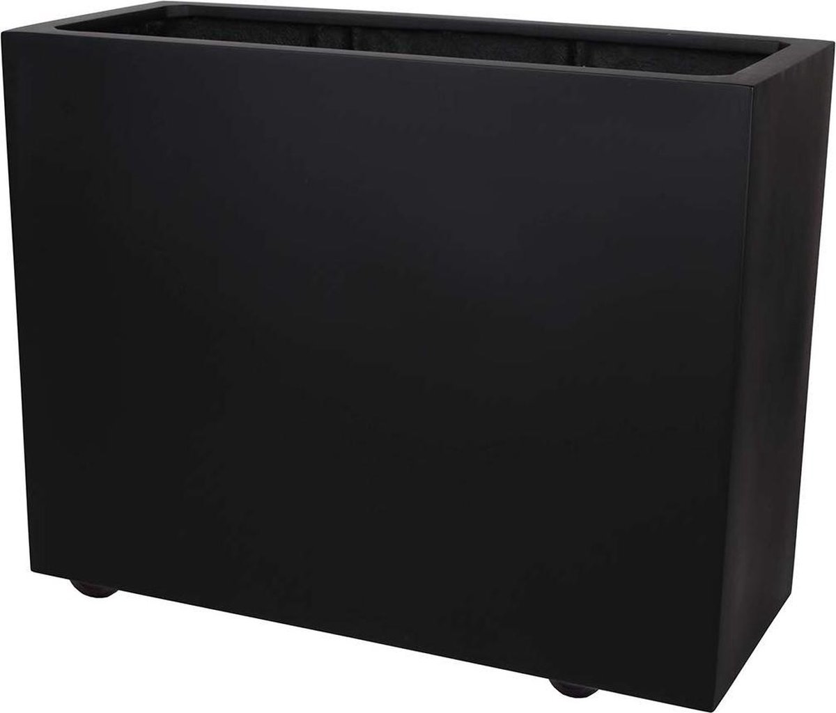 VTW Indiana XL - Bloempot - Plantenbak - Zwart- L100 x B40 x H80cm