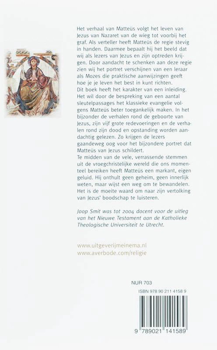 Het verhaal van Matteüs - back cover