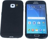 Samsung Galaxy S6 Edge Silicone Case Hoesje Zwart Black