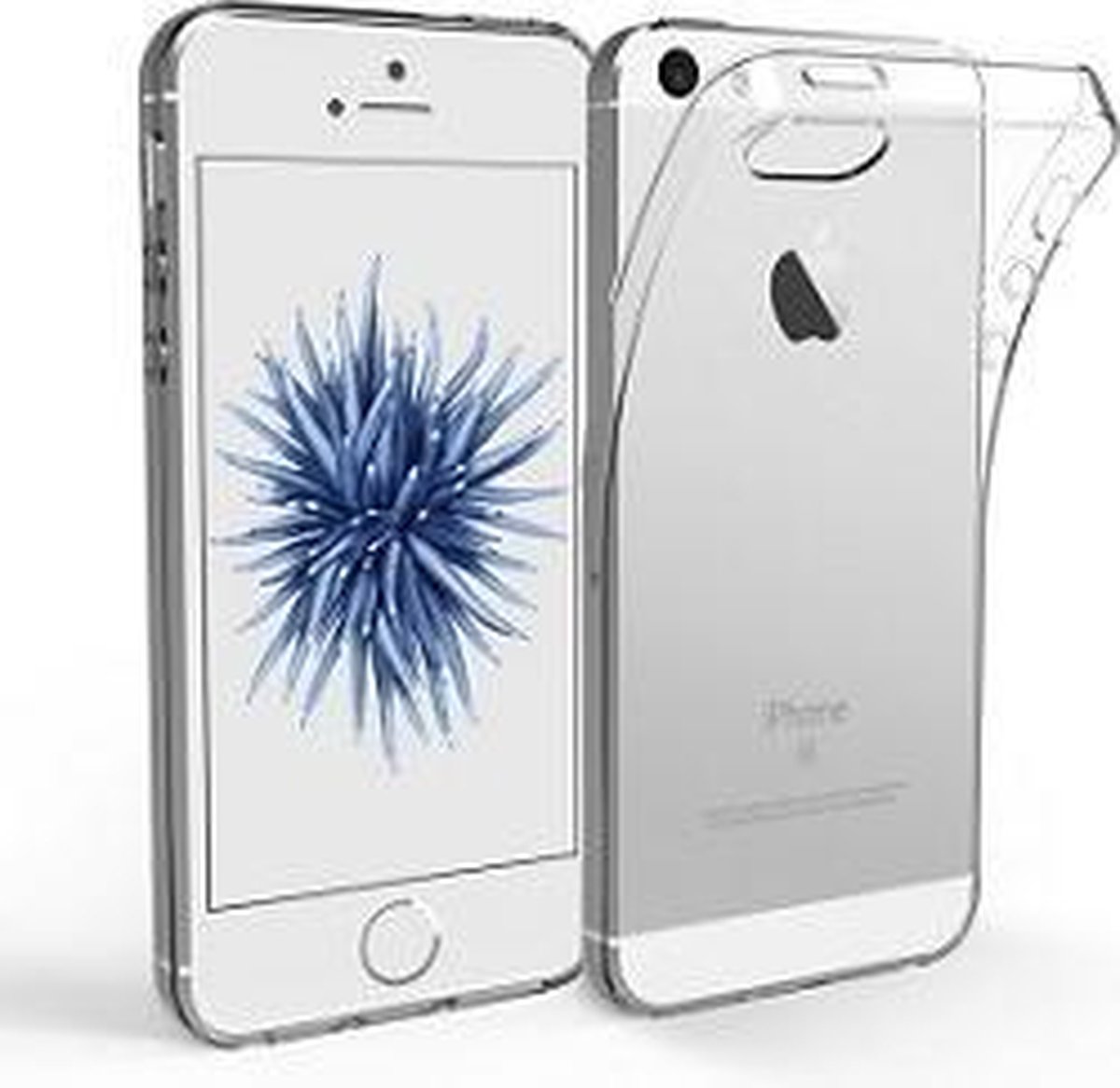 iPhone 5 5s SE Siliconen Hoesje Case Transparant