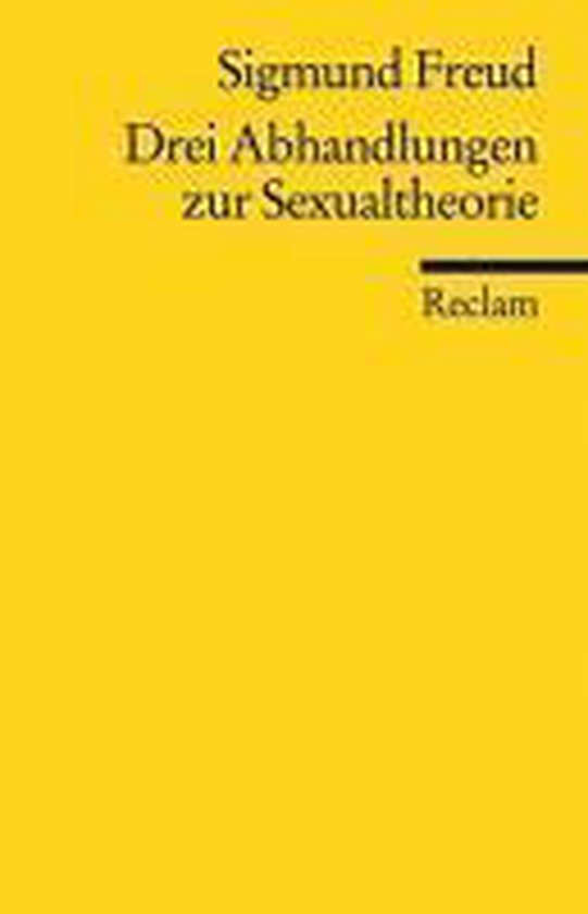 Drei Abhandlungen zur Sexualtheorie, Sigmund Freud | 9783150187104