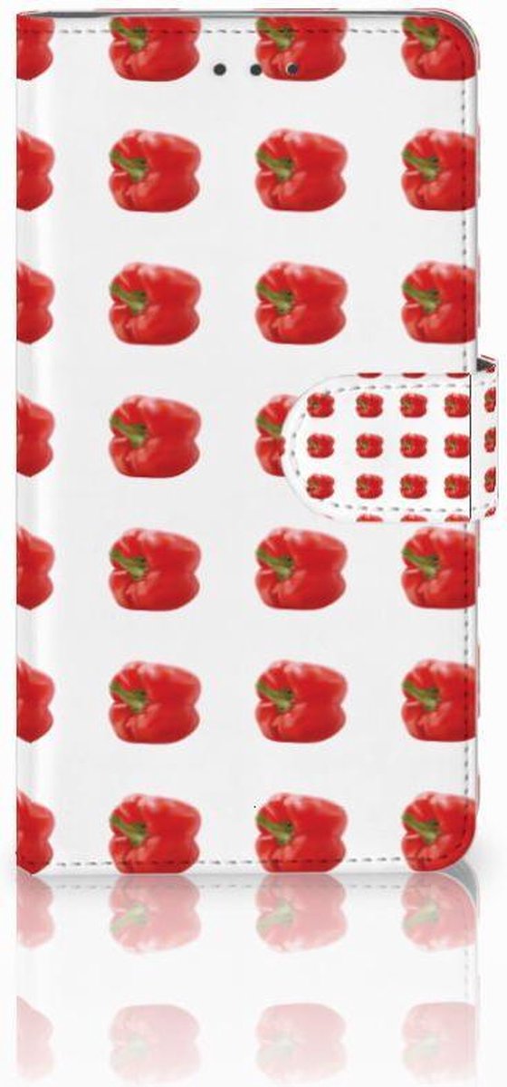 Samsung Galaxy J7 2016 Book Cover Paprika Red