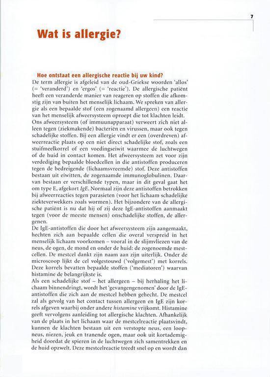 Kinderen en allergie