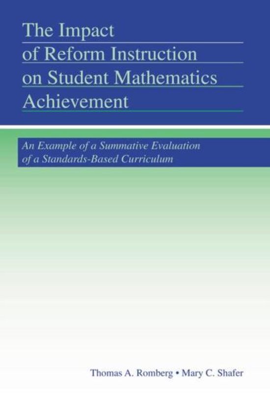 The Impact of Reform Instruction on Student Mathematics Achi ... - cover
