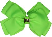 Jessidress Haarclip met grote neon haarstrik - Groen