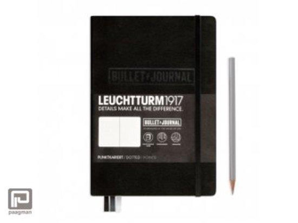 Leuchtturm1917 Bullet Journal notitieboek - Medium (A5) - Zwart
