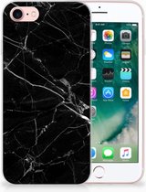 Bumper Housse Etui pour iPhone SE (2020) | 7/8 Coque Téléphone Marbre Noir