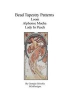Bead Tapestry Patterns Loom Alphonse Mucha Lady in Peach