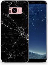 Samsung Galaxy S8 TPU Hoesje Case Marmer Zwart