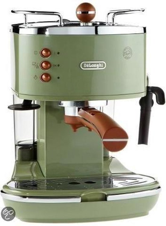 De'Longhi Icona Vintage ECOV310.GR Handmatige Espressomachine - Groen |  bol.com