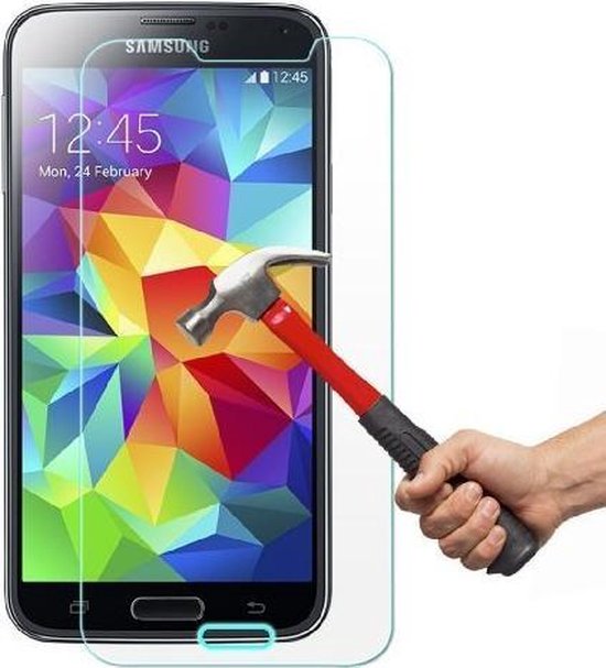 Oven onvergeeflijk Twisted geschikt voor Samsung Galaxy S5 glazen Screenprotector Tempered Glass  (0.3mm) | bol.com