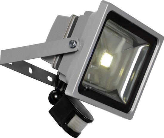 leven Ban willekeurig Lucide LED-FLOOD - Floodlight / verstraler Buiten - LED - 1x30W 4200K -  IP54 - Grijs | bol.com