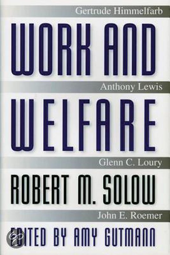 Work and Welfare - cover