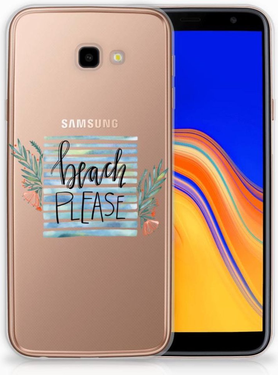 Samsung Galaxy J4 Plus (2018) Telefoonhoesje met Naam Boho Beach