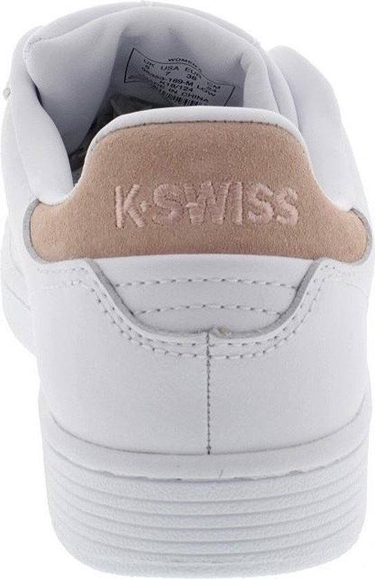 K-Swiss Clean Court CMF wit dames sneakers (95353-189-M) | bol.com