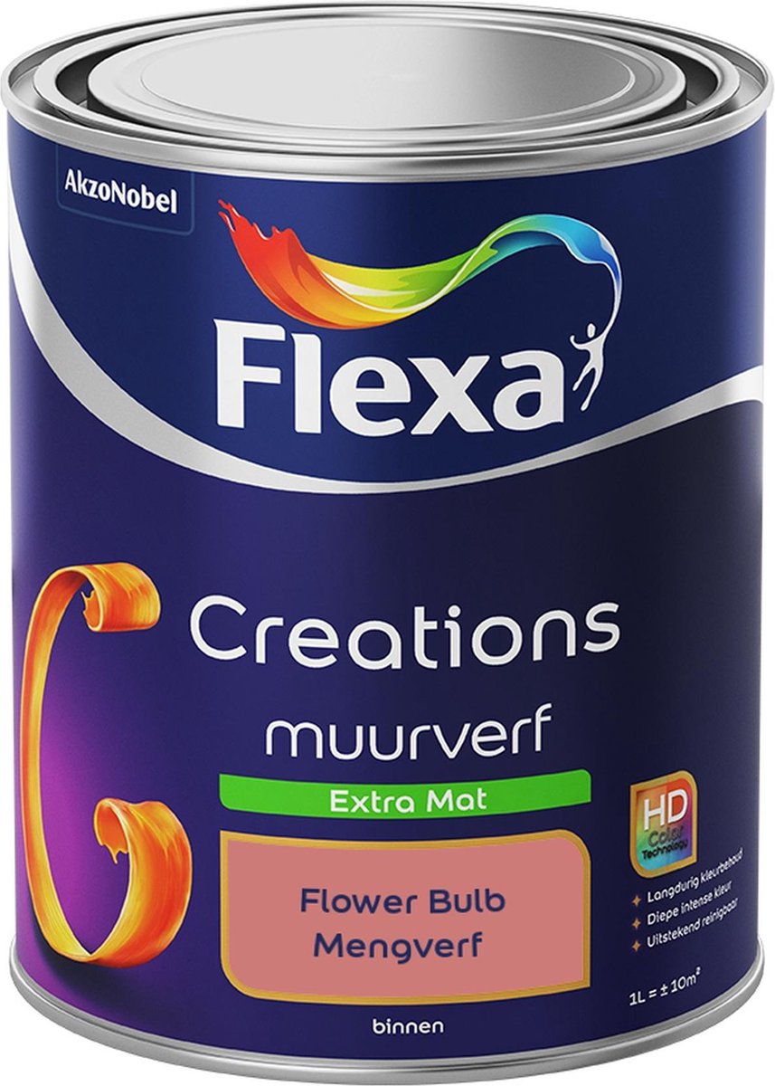 Flexa Creations Muurverf - Extra Mat - Flower Bulb - 1 liter