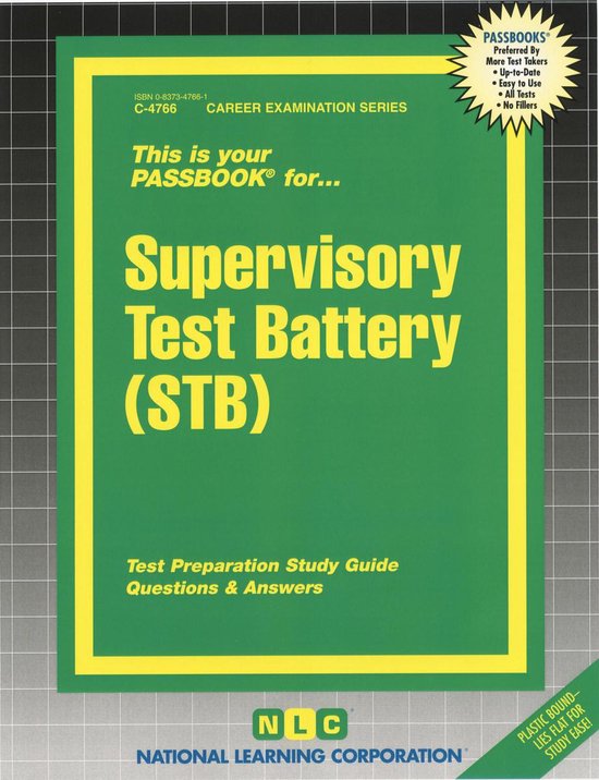 Supervisory Test Battery (STB) (ebook), National Learning Corporation ...