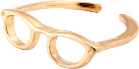 24/7 Jewelry Collection Zonnebril Ring Verstelbaar - Verstelbare Ring - Rosé Goudkleurig - Amodi