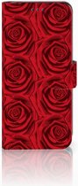 Coque Samsung Galaxy S8 Protecteur Flip Housse Roses Rouges