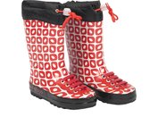 Ducksday - Regenlaarzen - Kinderen - Rood - maat 33