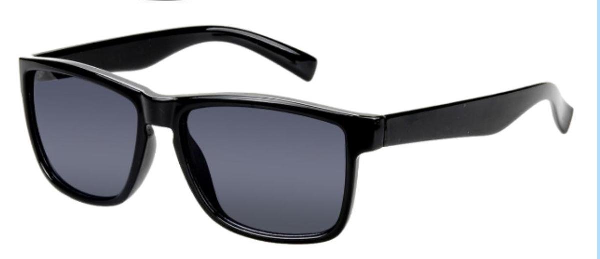 AZ Eyewear - Zonnebril Heren - Zonnebrillen Dames - Wayfarer - Zwart - grijs glas - Polarized
