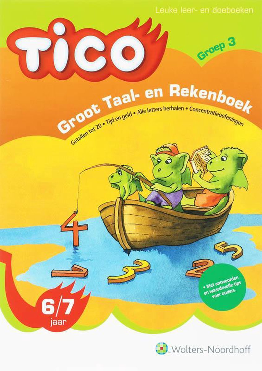 Verrassend bol.com | Tico: Groot Taal En Rekenboek / Groep 3 6/7 Jaar XD-38