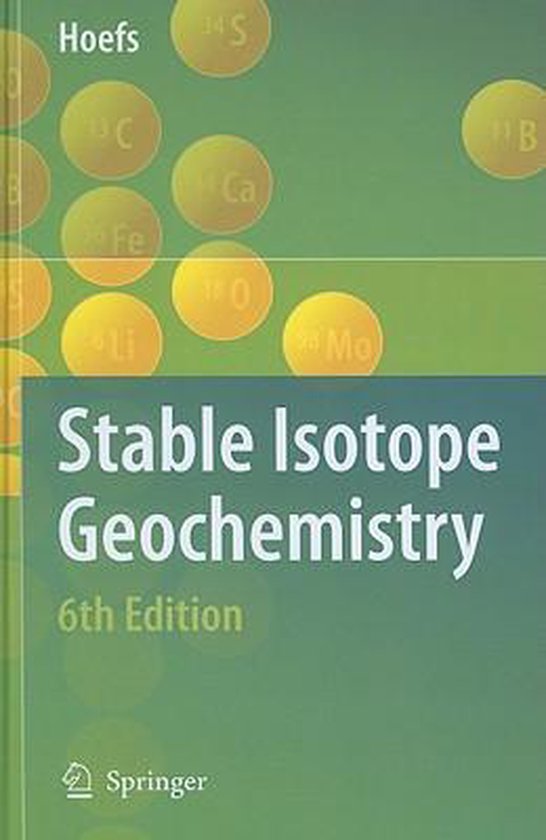 Stable Isotope Geochemistry - cover
