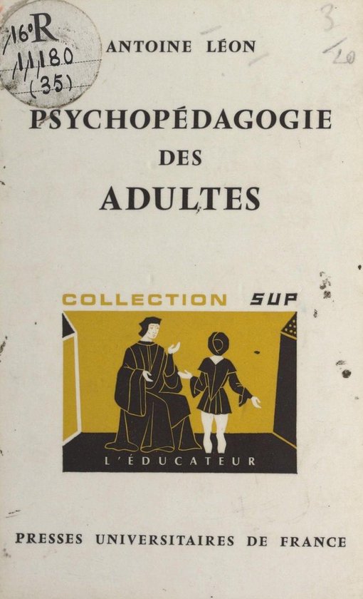 Psychopédagogie des adultes - cover