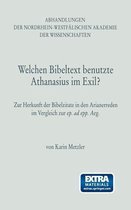 Welchen Bibeltext Benutzte Athanasius Im Exil?