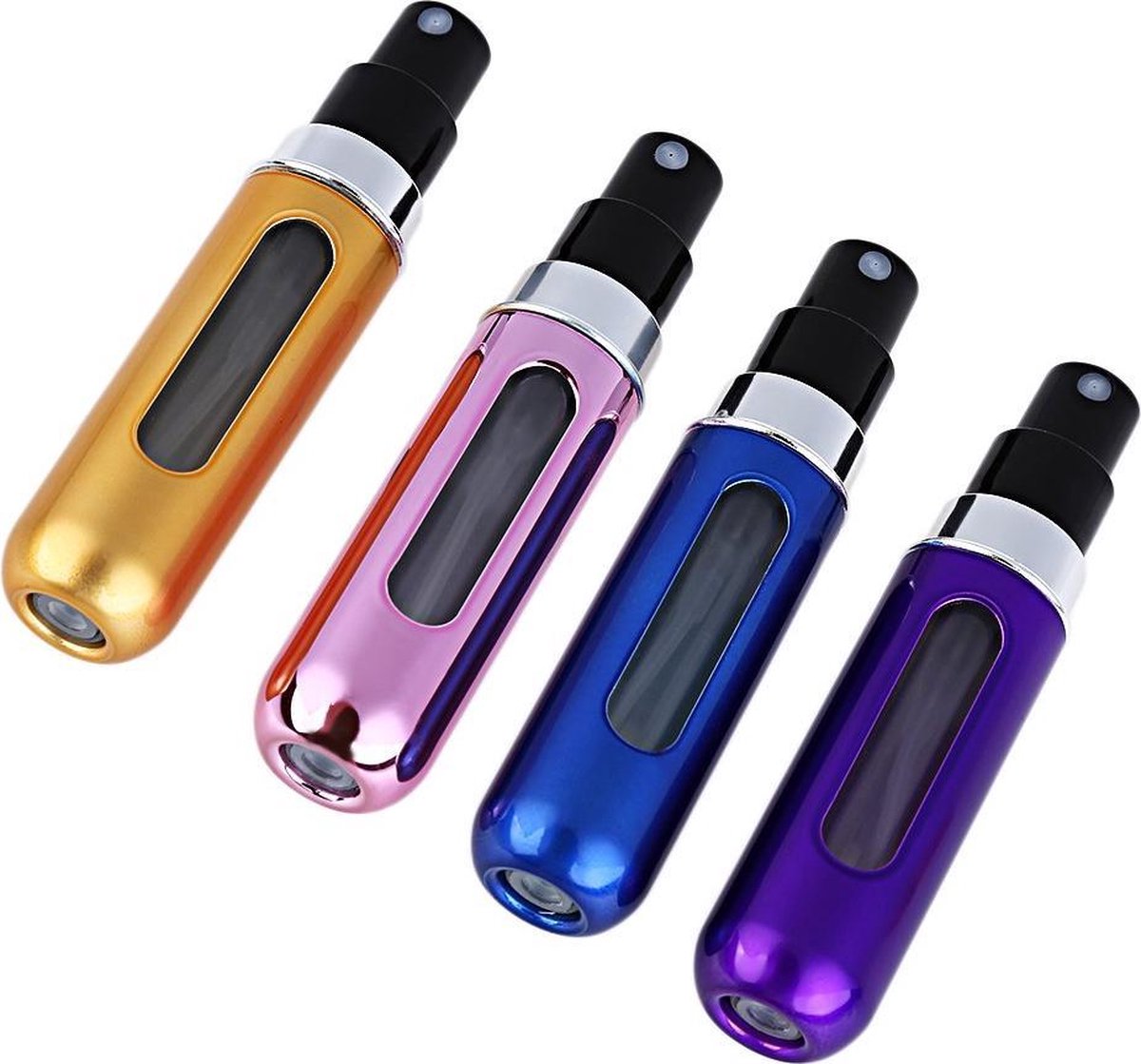 Premium Navulbare Travel Parfum Verstuiver Set 4 Stuks Reis