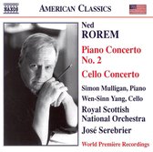 Simon Mulligan, Wen-Sinn Yang, Royal Scottish National Orchestra - Rorem: Piano Concerto No.2/Cello Concerto (CD)