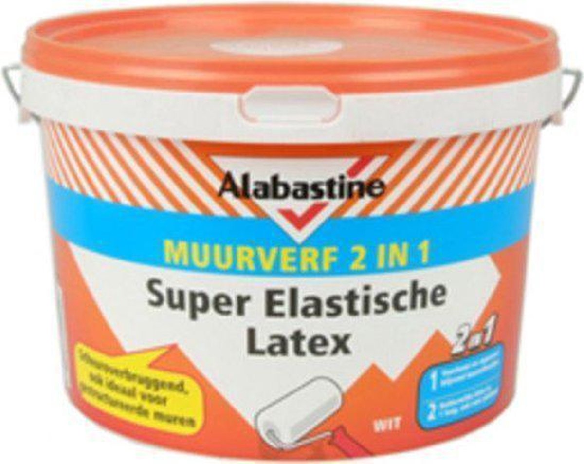 Namens haar donker Alabastine 2In1 Super Elastische Latex 2.5L | bol.com