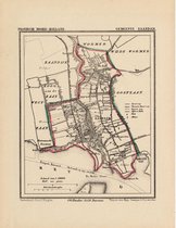 Historische kaart, plattegrond van gemeente Zaandam in Noord Holland uit 1867 door Kuyper van Kaartcadeau.com