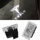 Tesla logo deur instapverlichting - Instaplichten - Deurverlichting - Voor en achter